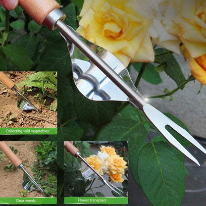 Garden Weeder Hand Tool,Ergonomic Weeding Tools,Stainless Steel Base - Easy Weed Removal and Deeper Digging for Planting and Weeding V…
