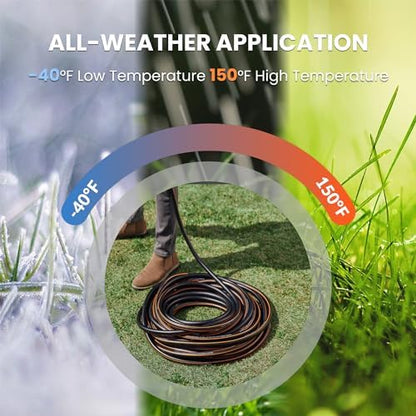 Leader Hose 10ft x 5/8", Short Water Hose Heavy Duty for Hose Reel with Double Female Fittings and Hose Reel 1/2"78ft, Heavy Duty with Any Length Lock, Slow Return System, Wall Mounted