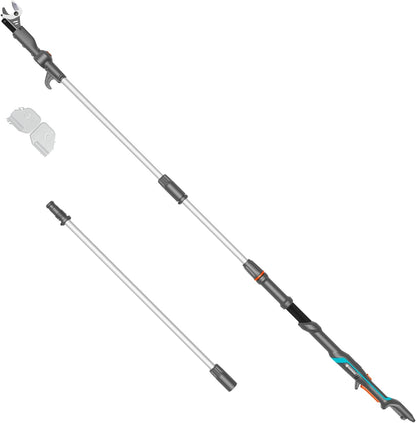 Cordless Telescopic Tree Pruner HighCut 360/18V P4A no battery: Lopper with telescopic handle for branches up to 5 m high, rotating cutting head, ergonomic handle, LED display (14776-55)