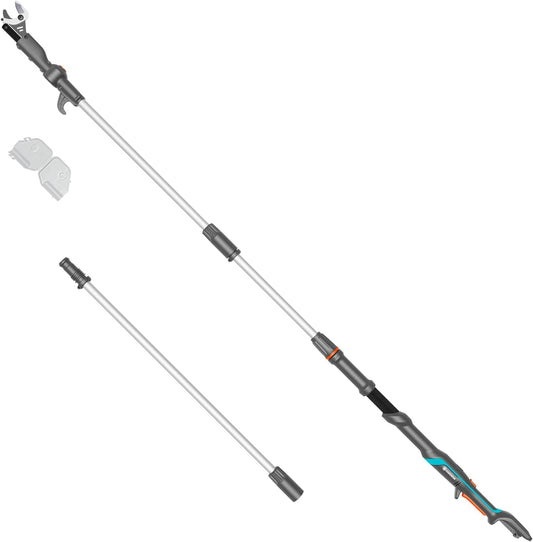 Cordless Telescopic Tree Pruner HighCut 360/18V P4A no battery: Lopper with telescopic handle for branches up to 5 m high, rotating cutting head, ergonomic handle, LED display (14776-55)