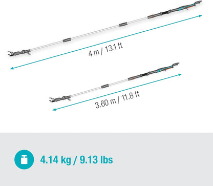 Cordless Telescopic Tree Pruner HighCut 360/18V P4A no battery: Lopper with telescopic handle for branches up to 5 m high, rotating cutting head, ergonomic handle, LED display (14776-55)