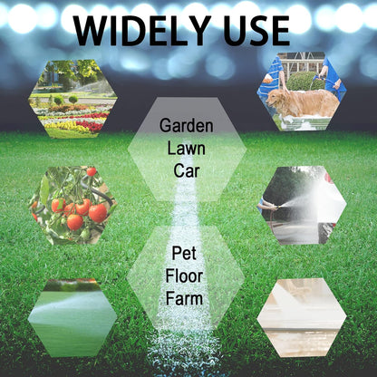 PVC Garden Hose 1/2 Inch, 2 FT Flexible Water Hose Green with Male and Female Plastic Fittings - No Leaking and Lightweight for Household Outdoors Lawns Patio