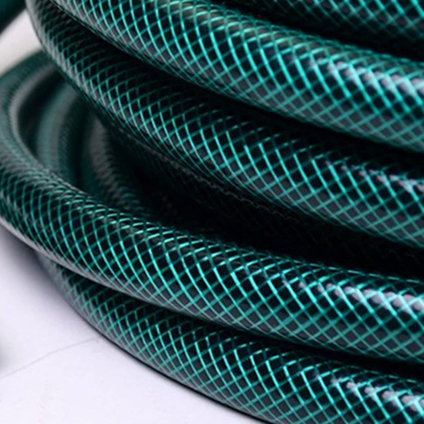 PVC Garden Hose 1/2 Inch, 2 FT Flexible Water Hose Green with Male and Female Plastic Fittings - No Leaking and Lightweight for Household Outdoors Lawns Patio