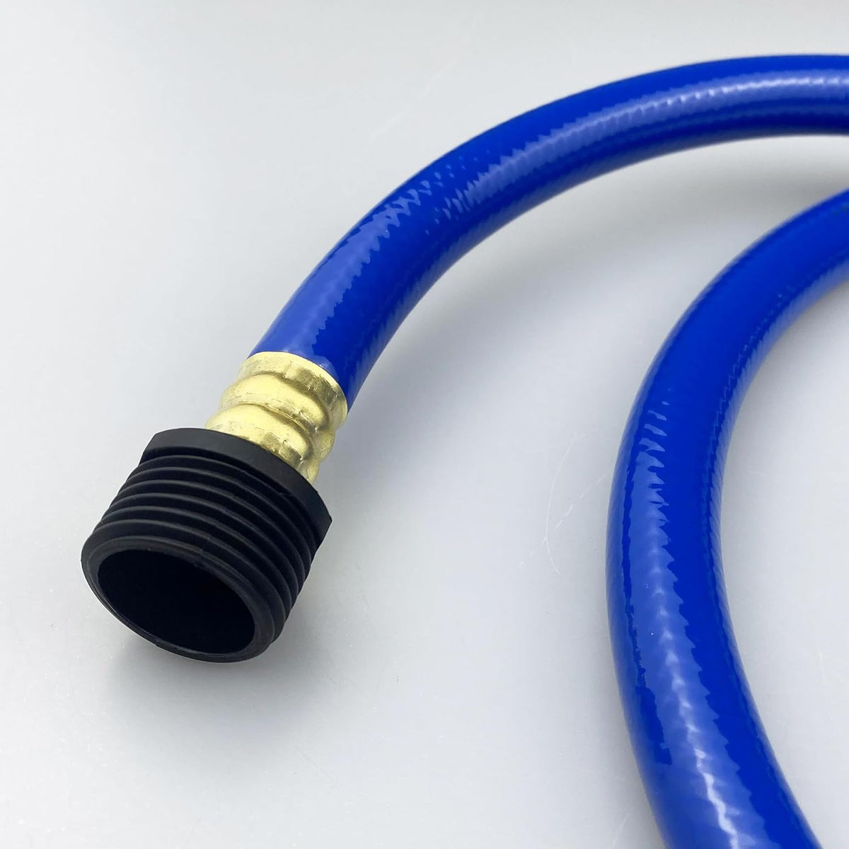 PVC Garden Hose 1/2 Inch, 2 FT Flexible Water Hose Green with Male and Female Plastic Fittings - No Leaking and Lightweight for Household Outdoors Lawns Patio