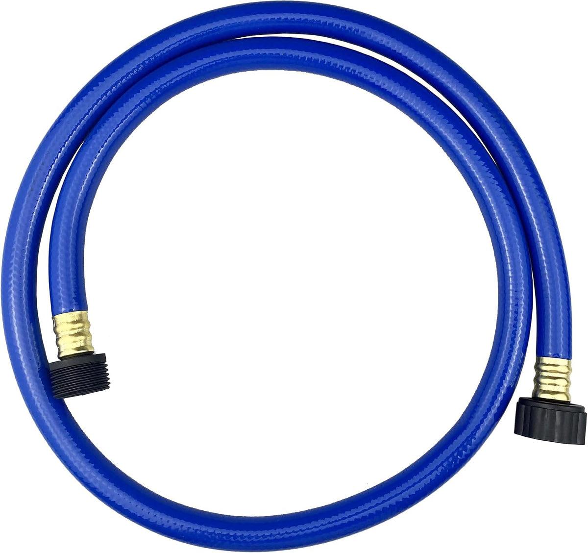 PVC Garden Hose 1/2 Inch, 2 FT Flexible Water Hose Green with Male and Female Plastic Fittings - No Leaking and Lightweight for Household Outdoors Lawns Patio