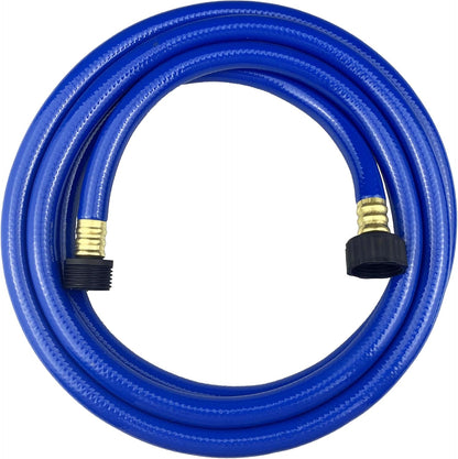 PVC Garden Hose 1/2 Inch, 2 FT Flexible Water Hose Green with Male and Female Plastic Fittings - No Leaking and Lightweight for Household Outdoors Lawns Patio