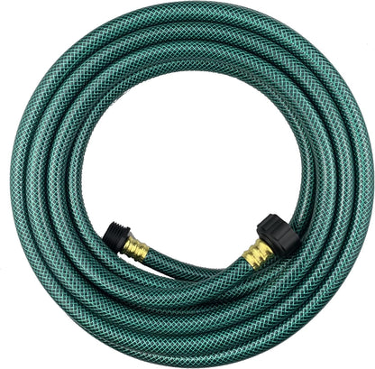 PVC Garden Hose 1/2 Inch, 2 FT Flexible Water Hose Green with Male and Female Plastic Fittings - No Leaking and Lightweight for Household Outdoors Lawns Patio