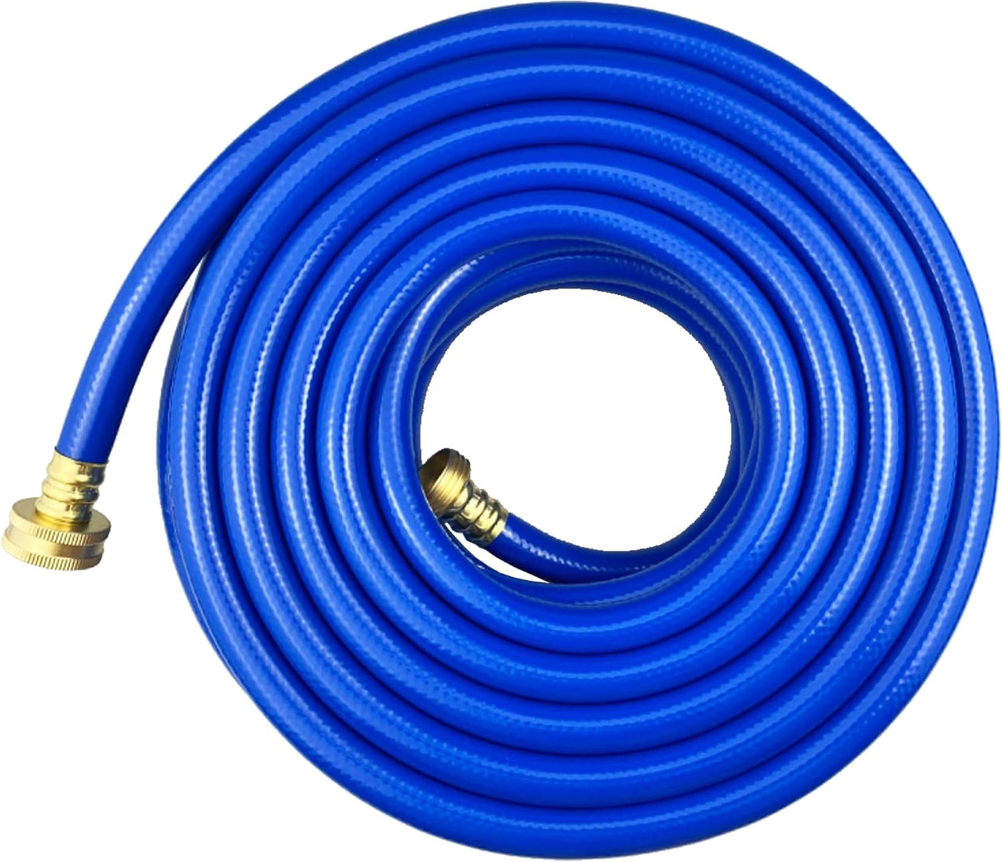 PVC Garden Hose 1/2 Inch, 2 FT Flexible Water Hose Green with Male and Female Plastic Fittings - No Leaking and Lightweight for Household Outdoors Lawns Patio