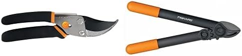 Steel Bypass Pruning Shears (91095935J) and 15 Inch PowerGear Super Pruner/Lopper