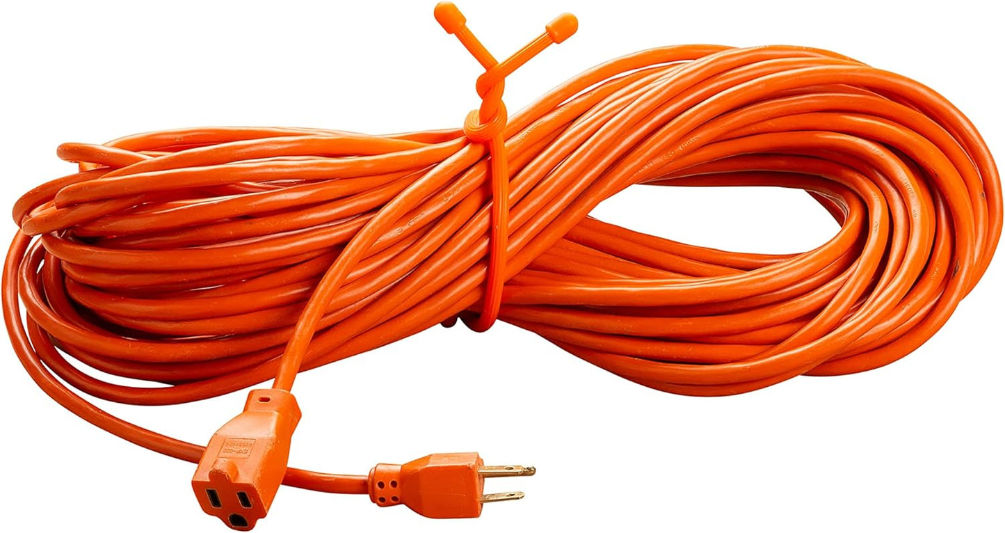 Gear Tie Reusable Rubber Twist Tie 24", 2-Pack, Bright Orange New Packaging