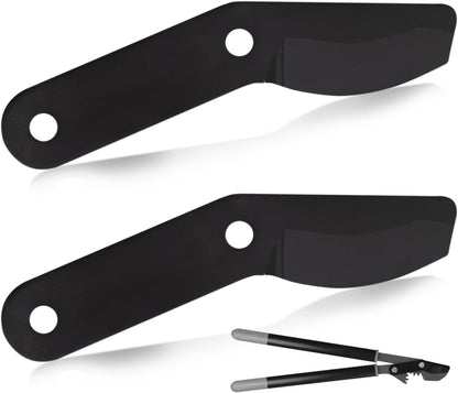 Lopper Replacement Blades - 2 Pack, Compatible with Fiskars PowerGear 25"/31" & PowerGear 2 27"/32" - Bypass Lopper Blades - PTFE-Coated for Gardening Tools - Ambidextrous with Storage Bag