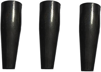 3 Pack Garden Hoe Iron Ferrule Replacement Wood Handle Sleeve Connector Welding Tube for Welded Draw Hoe Garden Tool Weeding Hollow Hoe Cultivator Stirrup Hoe with Long Handle Rake Weed Puller