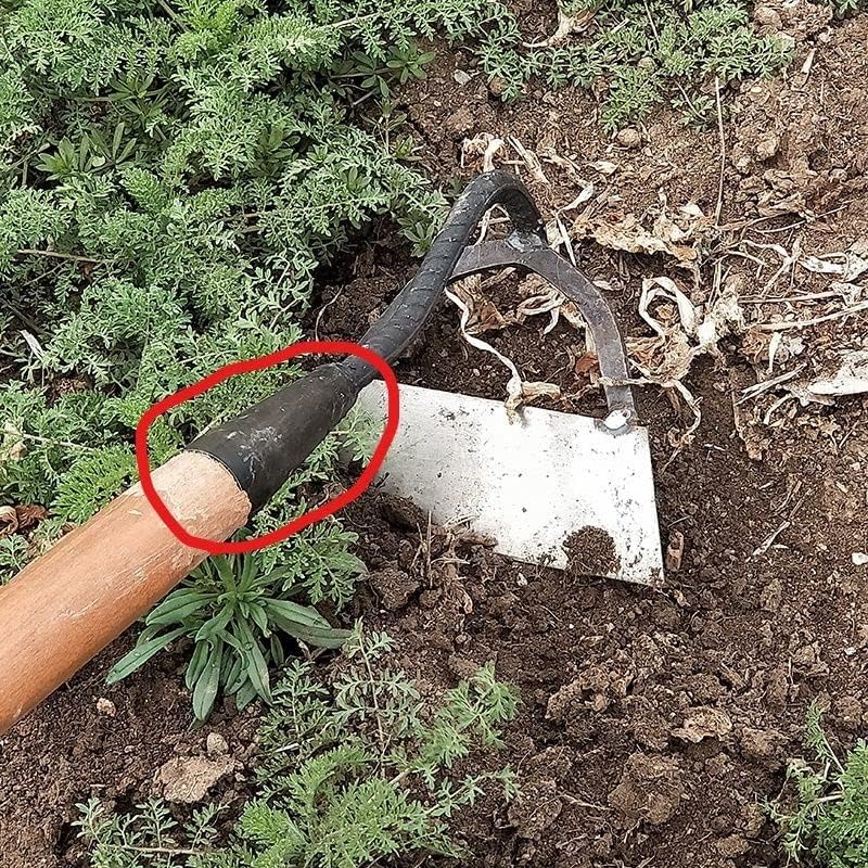 3 Pack Garden Hoe Iron Ferrule Replacement Wood Handle Sleeve Connector Welding Tube for Welded Draw Hoe Garden Tool Weeding Hollow Hoe Cultivator Stirrup Hoe with Long Handle Rake Weed Puller