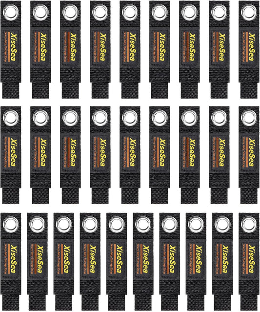 Heavy Duty Storage Straps, Cord Wrap Keeper for Cords, Hoses, Rope, RV, Boat, Garage Organization (NO1-28pcs)