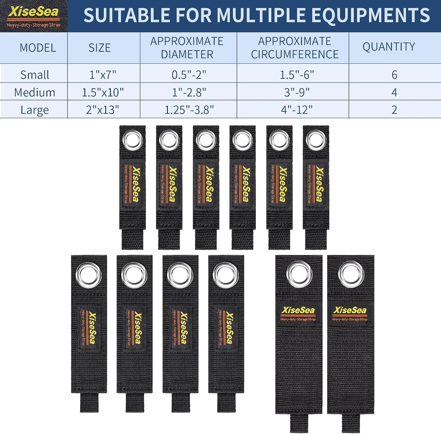 Heavy Duty Storage Straps, Cord Wrap Keeper for Cords, Hoses, Rope, RV, Boat, Garage Organization (NO1-28pcs)