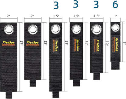 Heavy Duty Storage Straps, Cord Wrap Keeper for Cords, Hoses, Rope, RV, Boat, Garage Organization (NO1-28pcs)