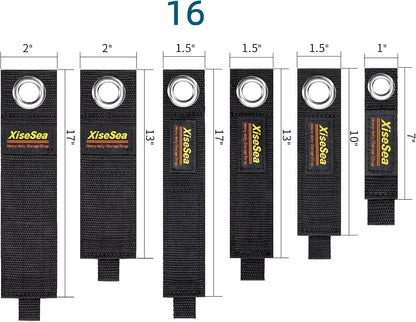 Heavy Duty Storage Straps, Cord Wrap Keeper for Cords, Hoses, Rope, RV, Boat, Garage Organization (NO1-28pcs)