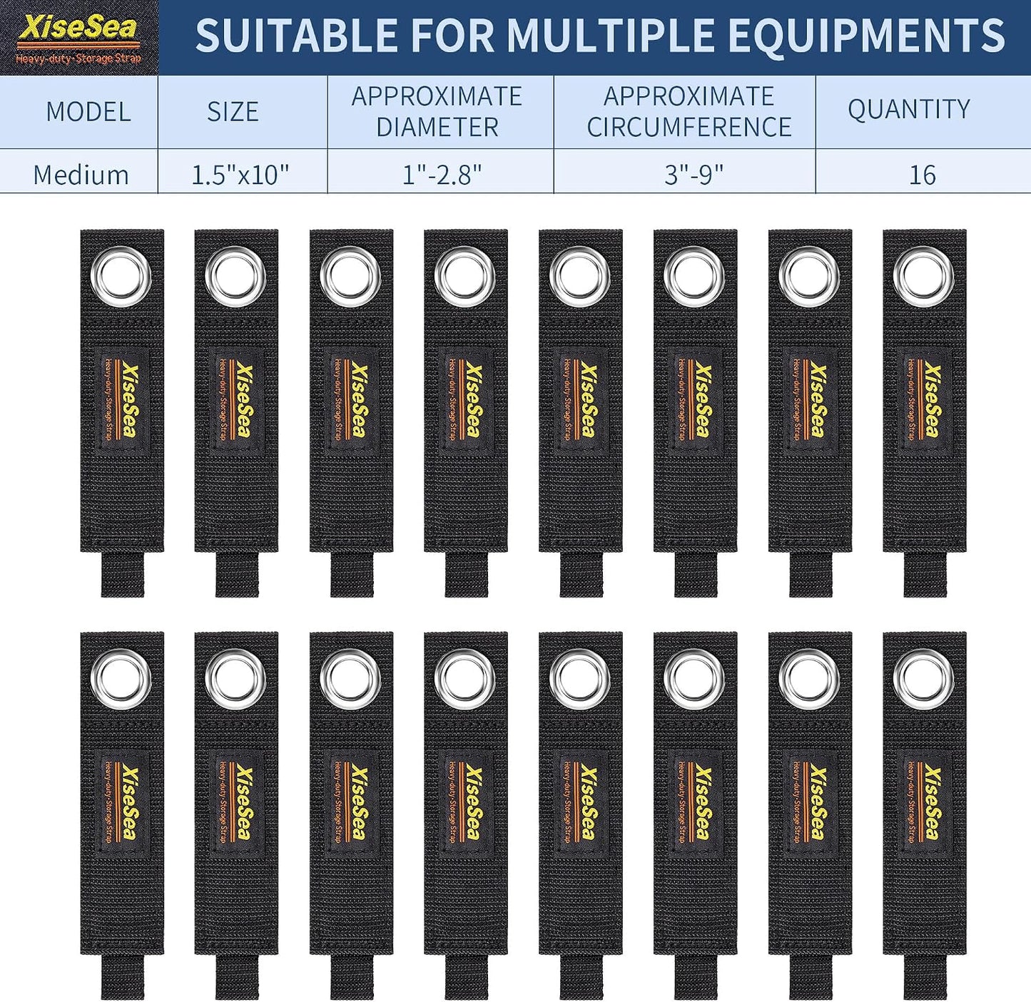 Heavy Duty Storage Straps, Cord Wrap Keeper for Cords, Hoses, Rope, RV, Boat, Garage Organization (NO1-28pcs)