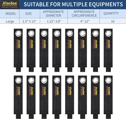 Heavy Duty Storage Straps, Cord Wrap Keeper for Cords, Hoses, Rope, RV, Boat, Garage Organization (NO1-28pcs)