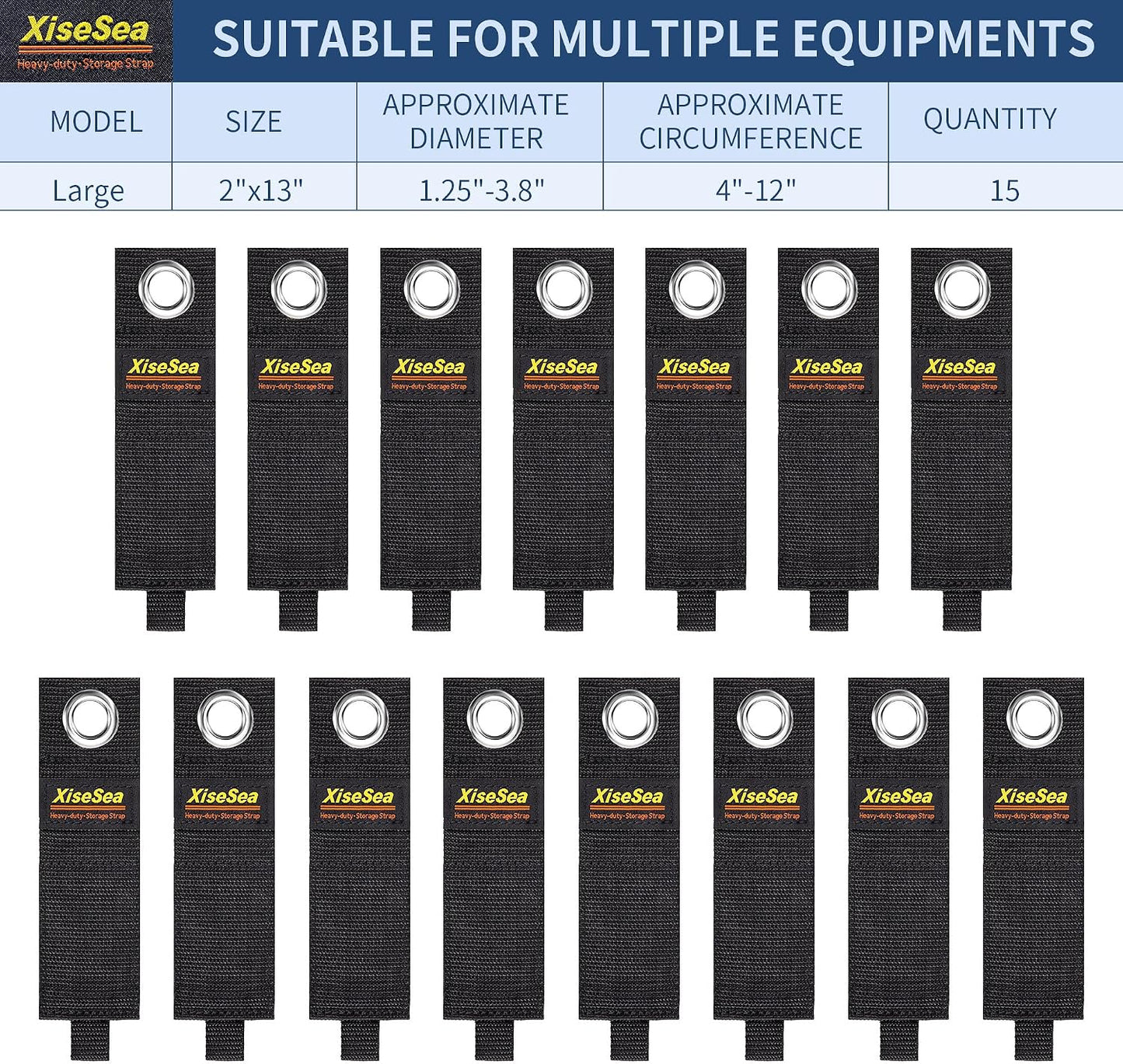 Heavy Duty Storage Straps, Cord Wrap Keeper for Cords, Hoses, Rope, RV, Boat, Garage Organization (NO1-28pcs)