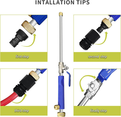High Pressure Power Washer Wand Hydro Jet Nozzle for Garden Cleaning Car Washing Watering Sprayer Cleaning Tool