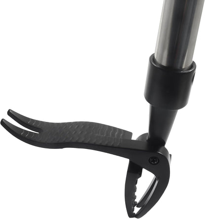 Weed Puller, Black Claw & Long Silver Metal Handle, 46",1 Pc