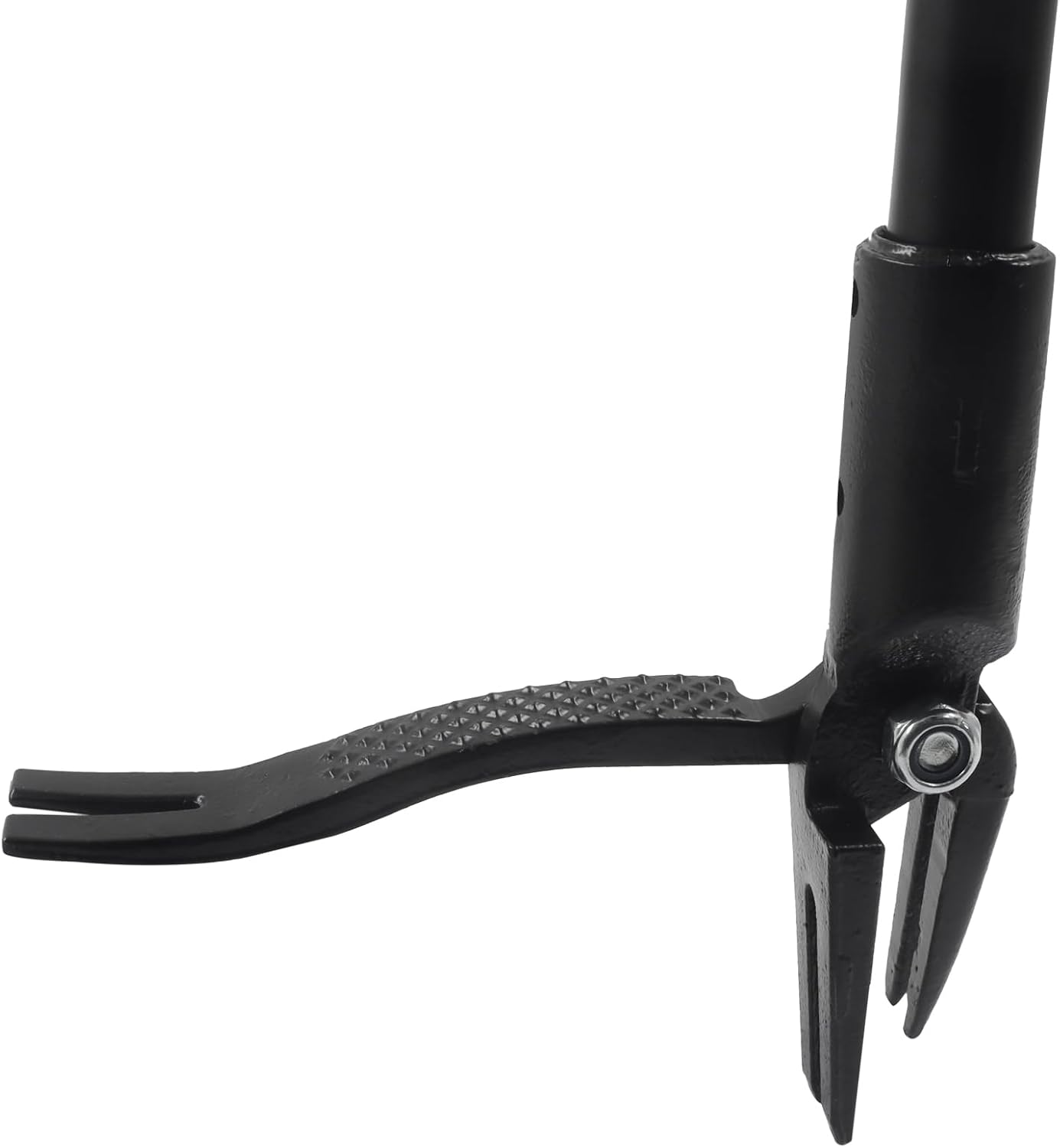 Weed Puller, Black Claw & Long Silver Metal Handle, 46",1 Pc