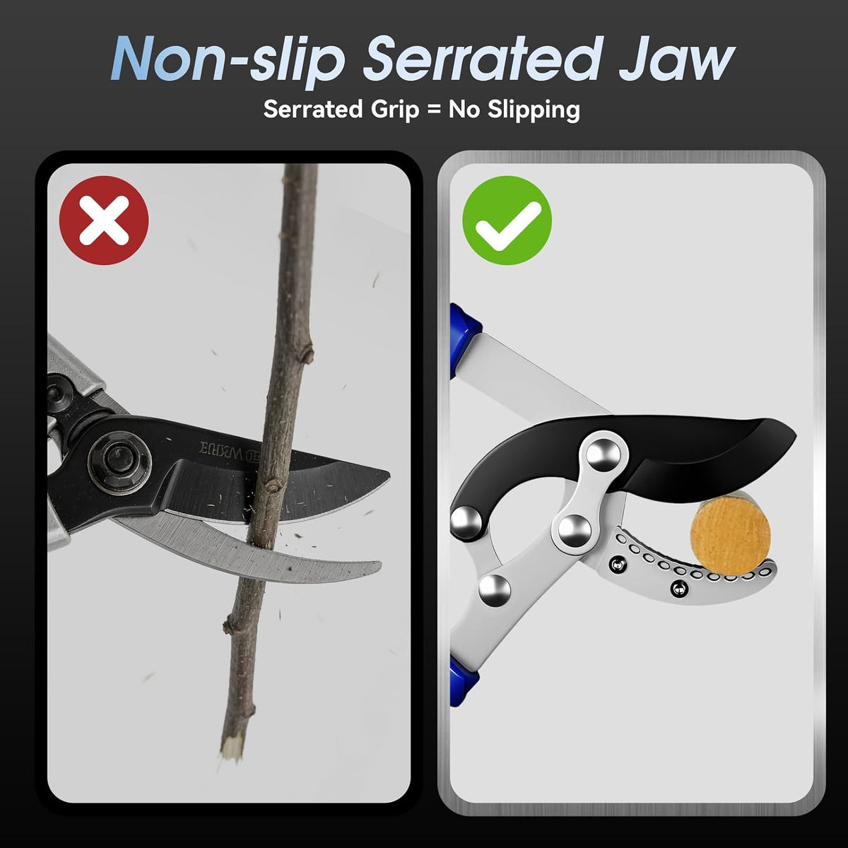 Loppers for Tree Trimming with Compound Action, 30 Inch Tree Trimmer, Thick Branch Cutter with ⌀ 2 Inch Cutting Capacity, Chops Thick Branches with Ease