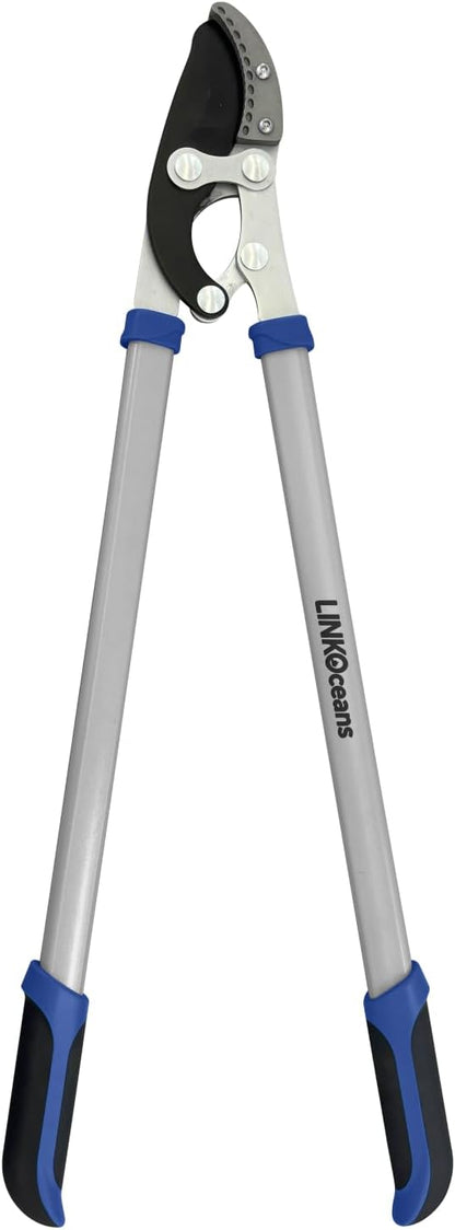 Loppers for Tree Trimming with Compound Action, 30 Inch Tree Trimmer, Thick Branch Cutter with ⌀ 2 Inch Cutting Capacity, Chops Thick Branches with Ease