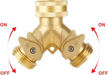 Hose Splitter 2 Way, Garden Hose Splitter, Outdoor Hose Connector