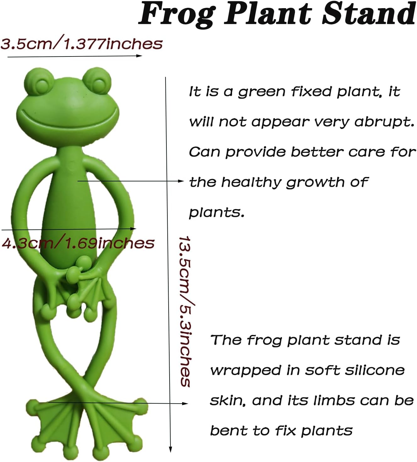 YVPSI 6pcs Frog Plant Stand Holder Support Frog Plant Holder Plant Propagation Buddy Climbing Fixture Clips Garden Clips for Indoor Outdoor Potted Climbing Plants Accessories