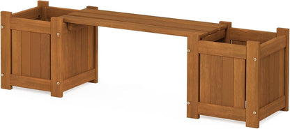 Furinno FG17478 Tioman Outdoor Patio Furniture Hardwood Potting Bench, Natural