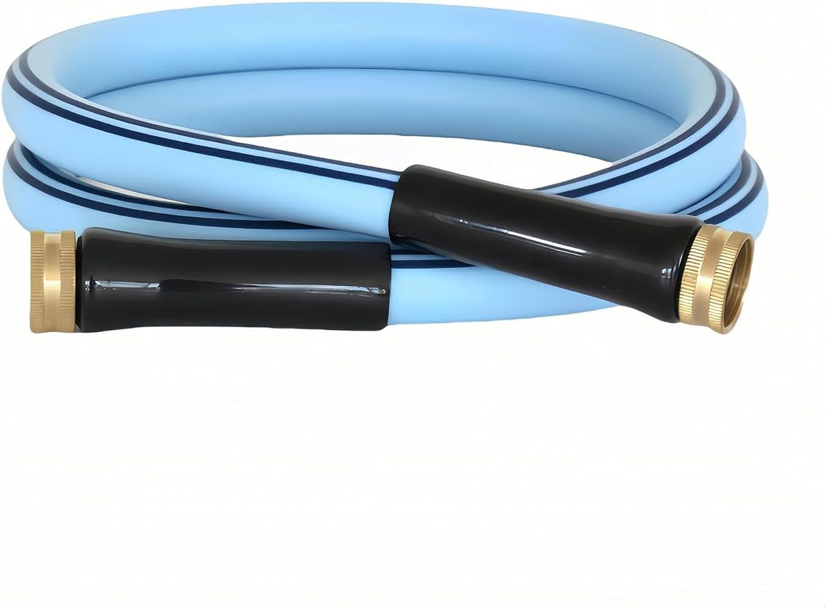 Atlantic Female to Female Heavy Duty Garden Hose 5/8 Inch x 2 ft Black Water Hose Short Connection Leader Hose 2 Foot - Colors A