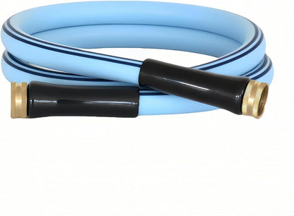 Atlantic Female to Female Heavy Duty Garden Hose 5/8 Inch x 2 ft Black Water Hose Short Connection Leader Hose 2 Foot - Colors A