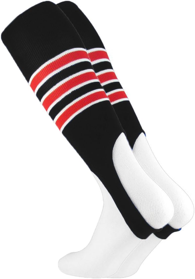 TCK Striped Baseball Stirrups Softball Stirrups 7 Inch - Colors B