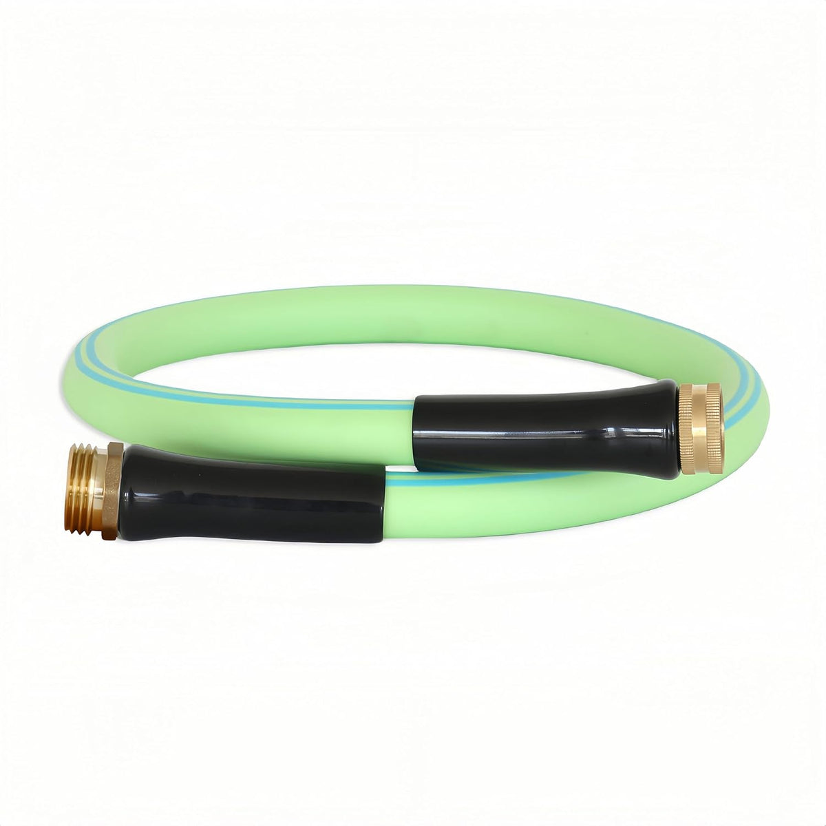 Atlantic Female to Female Heavy Duty Garden Hose 5/8 Inch x 2 ft Black Water Hose Short Connection Leader Hose 2 Foot - Colors B