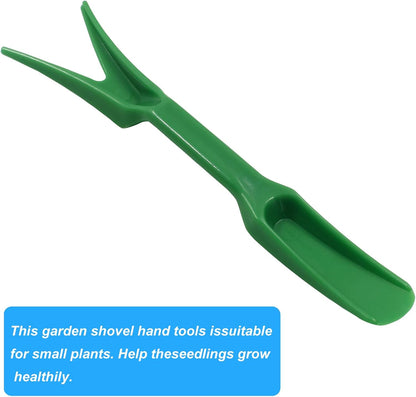 Bivethoi Garden Hand Tools Transplanting Shovel Scoops Kits for Plant Cultivation Digging Care, Set of 6, Blue