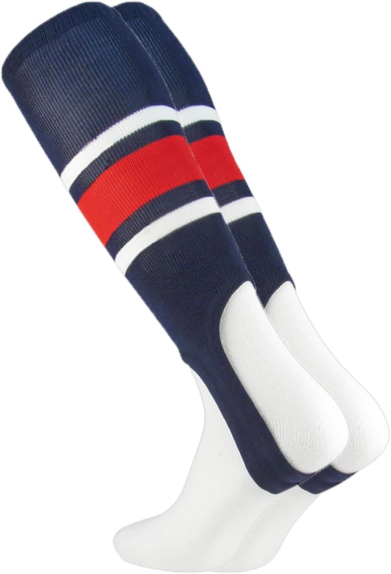 TCK Striped Baseball Stirrups Softball Stirrups 7 Inch - Colors A
