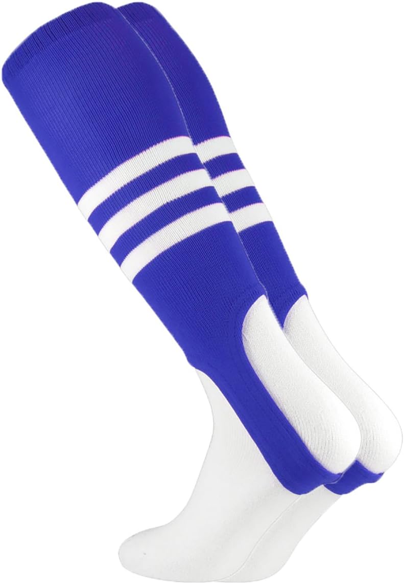 TCK Striped Baseball Stirrups Softball Stirrups 7 Inch - Colors A