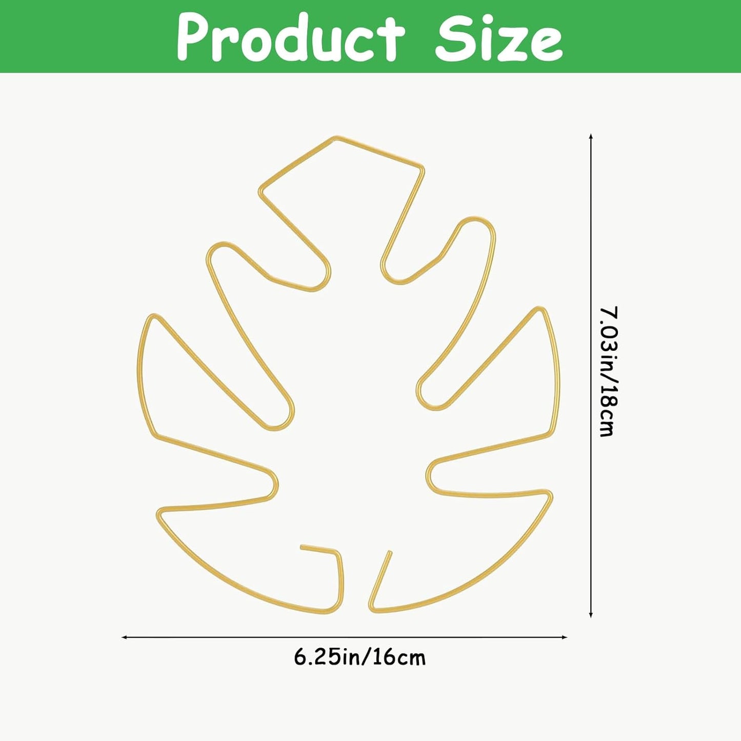5 Pcs Plant Stem Support, Iron Monstera Plant Support, Durable Hook Stem Supports for Healthy Growth, Bamboo Clamp Set for Leaf Stabilization and Support, Ideal Present for Plant Lovers