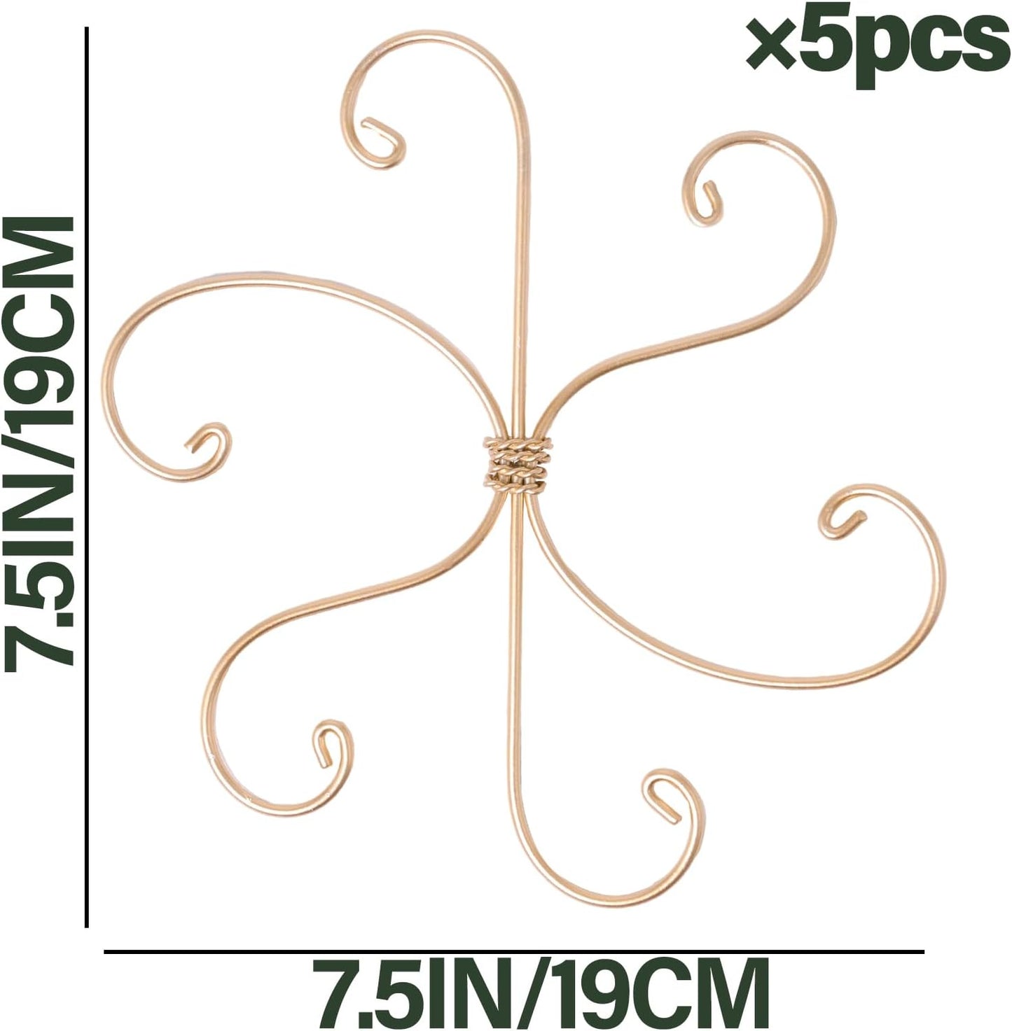 5PCS Monstera Plant Support Hook - 4.1 * 4.4IN Stem Holder