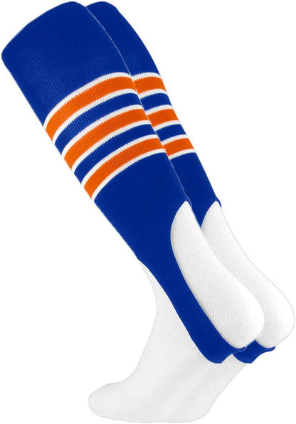 TCK Striped Baseball Stirrups Softball Stirrups 7 Inch - Colors B