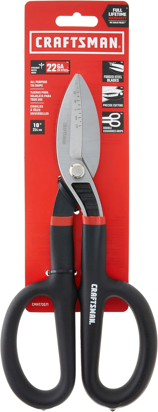 CRAFTSMAN Tin Snips, 10-Inch (CMHT73571)