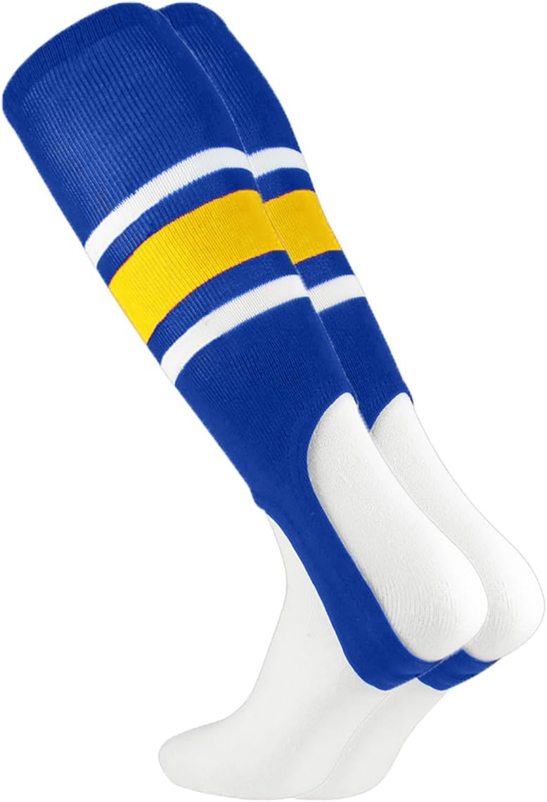 TCK Striped Baseball Stirrups Softball Stirrups 7 Inch - Colors B