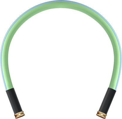 Atlantic Female to Female Heavy Duty Garden Hose 5/8 Inch x 2 ft Black Water Hose Short Connection Leader Hose 2 Foot - Colors A