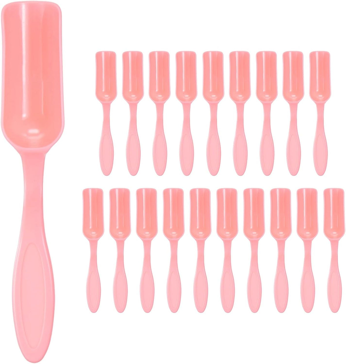 M METERXITY 20-Pack Mini Gardening Shovel Spoons, Plastic Garden Soil Scoops for Cultivation Digging Transplanting/Flower Planting/Plant Succulent, Colorful Small Gardening Tools [Multicolor]