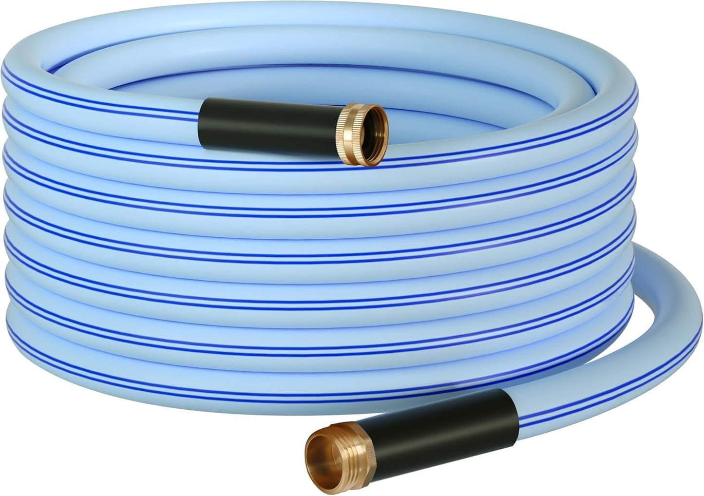 Atlantic Female to Female Heavy Duty Garden Hose 5/8 Inch x 2 ft Black Water Hose Short Connection Leader Hose 2 Foot - Colors A