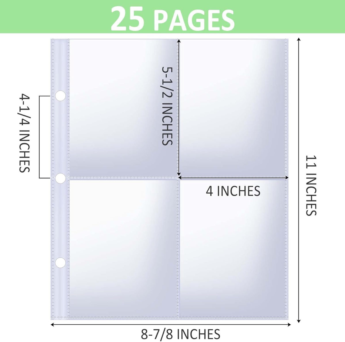 Seed Organizer Garden Seeds Storage Clear Sheet Protectors with 8.5x11 Binder, Seed Packet Organizer Kit