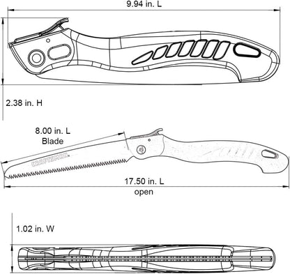 CRAFTSMAN CMXMCBA0700 Bypass Pruning Shears Lightweight Steel, Black