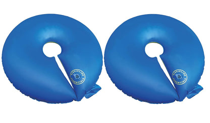 Slow Release Ring-Style Tree Watering Bag - 15 Gallon Watering Ring for Trees, Discipline Essentials (2 Pack, Blue/Yellow)